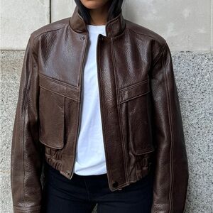 The Becky Jacket Brown Leather